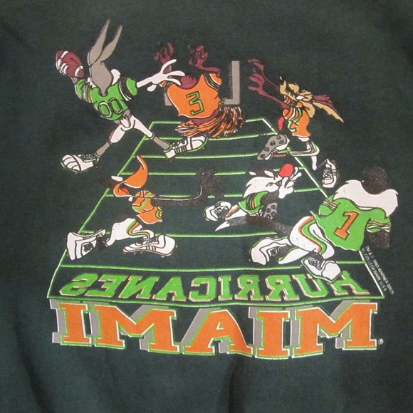 COPY - Rare vintage Looney Tunes Toons Miami crew neck 1993. - Picture 2 of 8